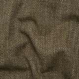 Recycled Polyester Home Decor Twill - Moss Herringbone - British Imported