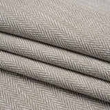 Recycled Polyester Home Decor Twill - Mushroom Herringbone - British Imported