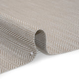 Recycled Polyester Home Decor Twill - Mushroom Herringbone - British Imported