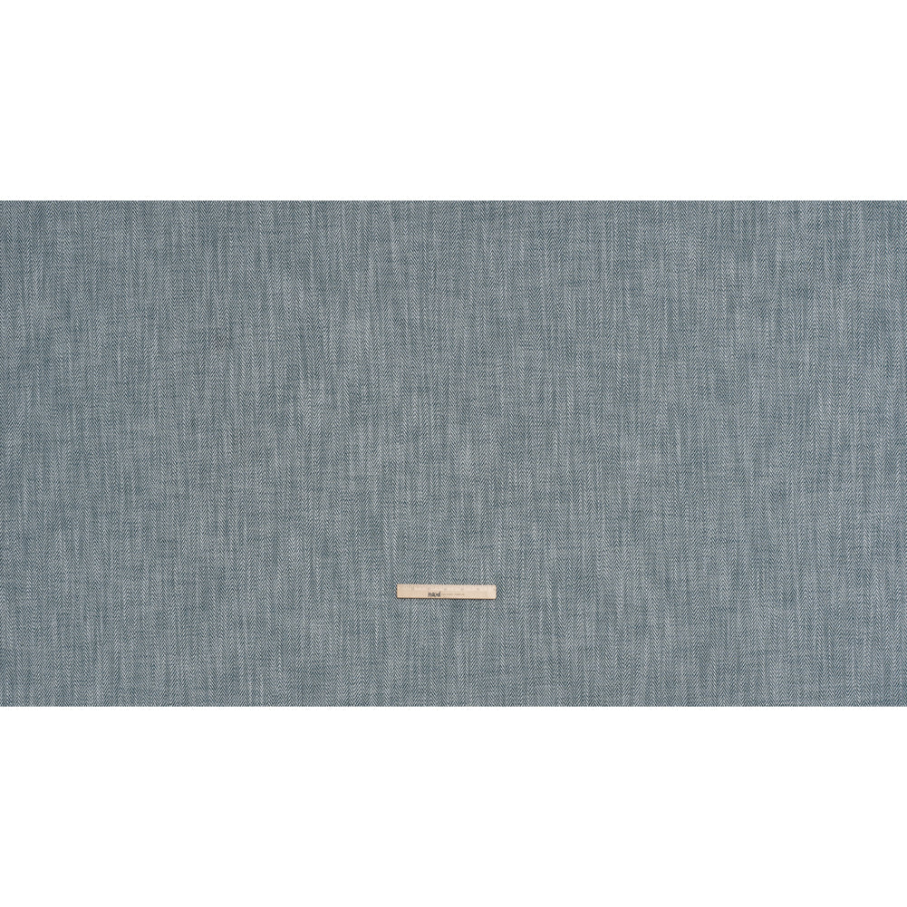 Recycled Polyester Home Decor Twill - Navy Herringbone - British Imported