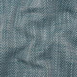 Recycled Polyester Home Decor Twill - Navy Herringbone - British Imported