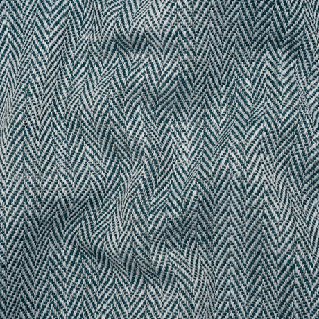 Recycled Polyester Home Decor Twill - Navy Herringbone - British Imported
