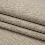 Recycled Polyester Home Decor Twill - Oatmeal Herringbone - British Imported