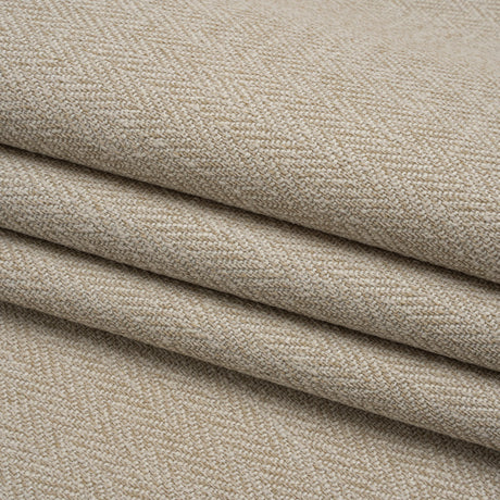 Recycled Polyester Home Decor Twill - Oatmeal Herringbone - British Imported