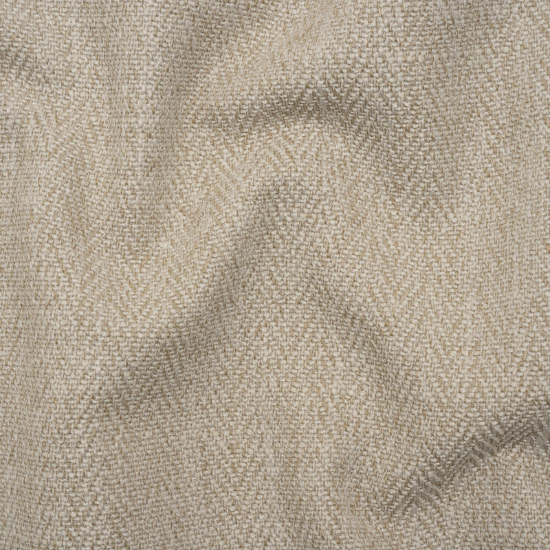 Recycled Polyester Home Decor Twill - Oatmeal Herringbone - British Imported