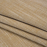 Recycled Polyester Home Decor Twill - Ochre Herringbone - British Imported