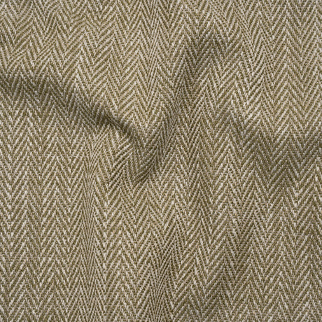 Recycled Polyester Home Decor Twill - Olive Herringbone - British Imported