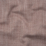 Recycled Polyester Home Decor Twill - Plum Herringbone - British Imported