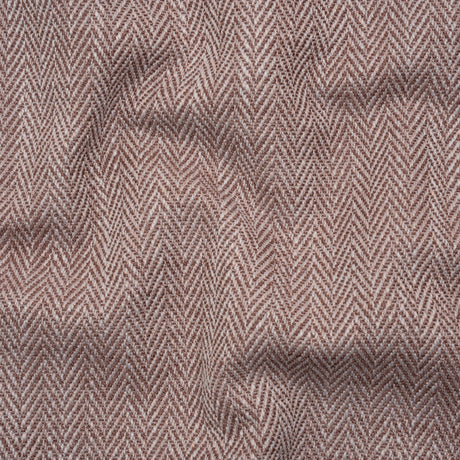 Recycled Polyester Home Decor Twill - Plum Herringbone - British Imported