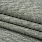 Recycled Polyester Home Decor Twill - Sage Herringbone - British Imported