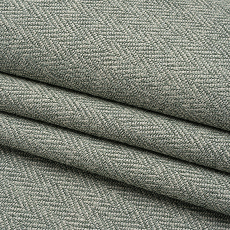 Recycled Polyester Home Decor Twill - Sage Herringbone - British Imported