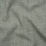 Recycled Polyester Home Decor Twill - Sage Herringbone - British Imported