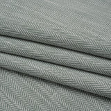 Recycled Polyester Home Decor Twill - Seafoam Herringbone - British Imported