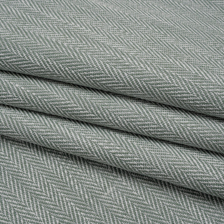 Recycled Polyester Home Decor Twill - Seafoam Herringbone - British Imported