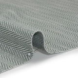 Recycled Polyester Home Decor Twill - Seafoam Herringbone - British Imported