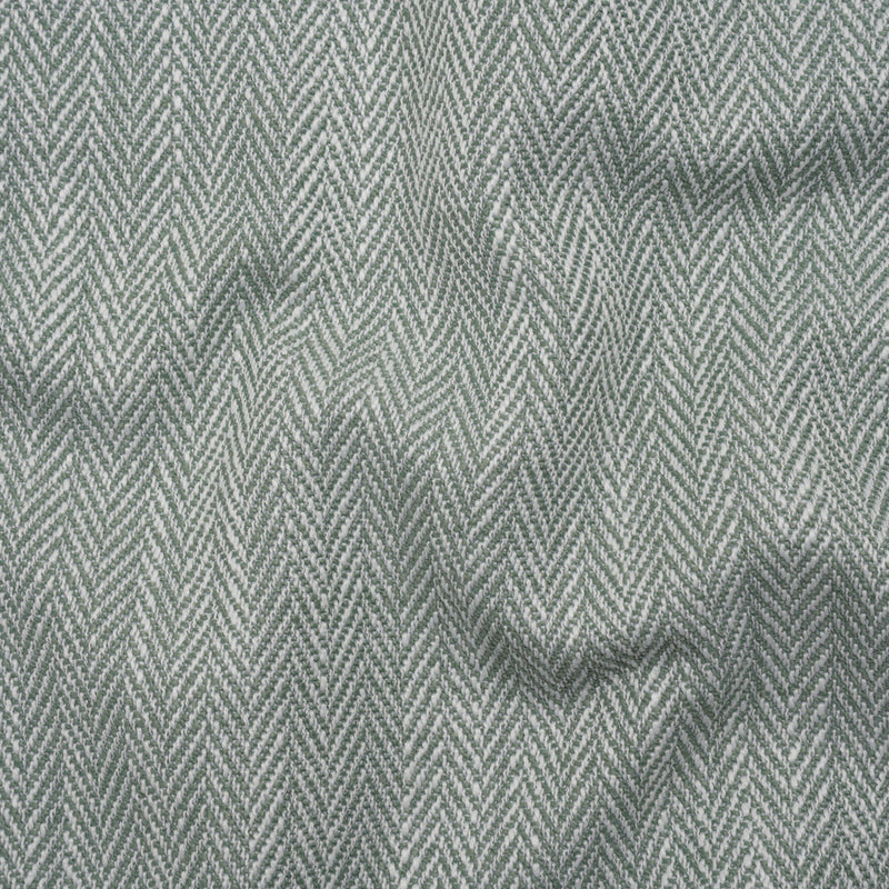 Recycled Polyester Home Decor Twill - Seafoam Herringbone - British Imported