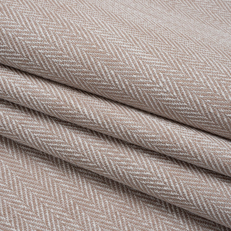 Recycled Polyester Home Decor Twill - Shell Herringbone - British Imported