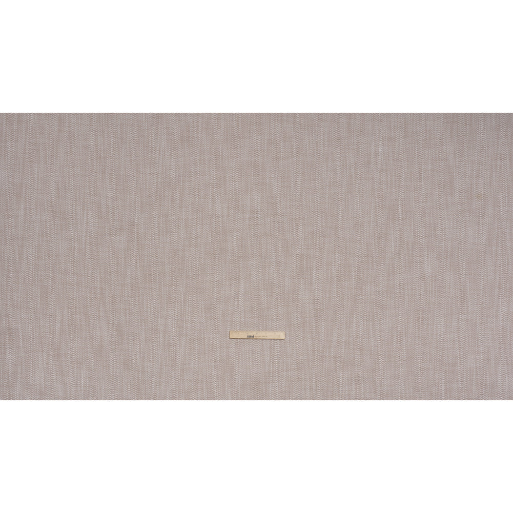 Recycled Polyester Home Decor Twill - Shell Herringbone - British Imported