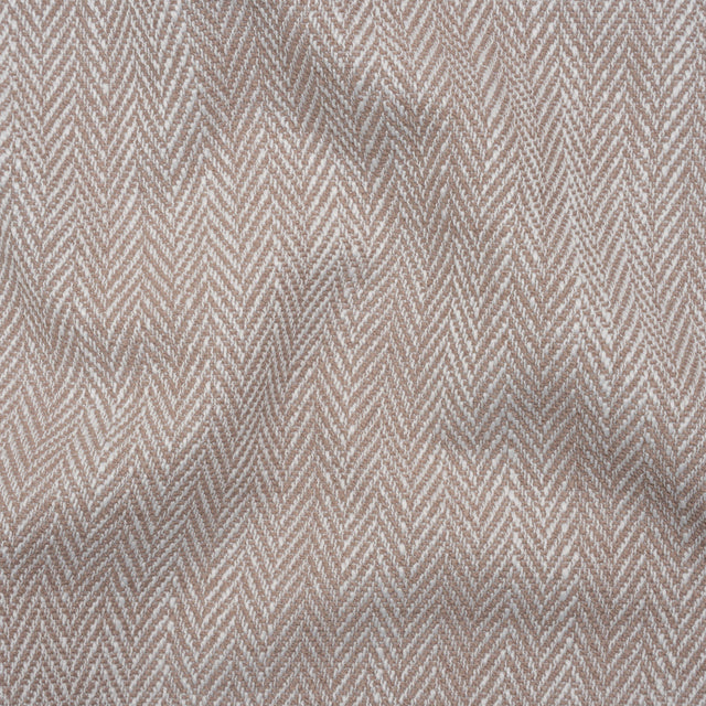 Recycled Polyester Home Decor Twill - Shell Herringbone - British Imported