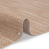 Recycled Polyester Home Decor Twill - Sienna Herringbone - British Imported