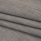 Recycled Polyester Home Decor Twill - Smoke Herringbone - British Imported