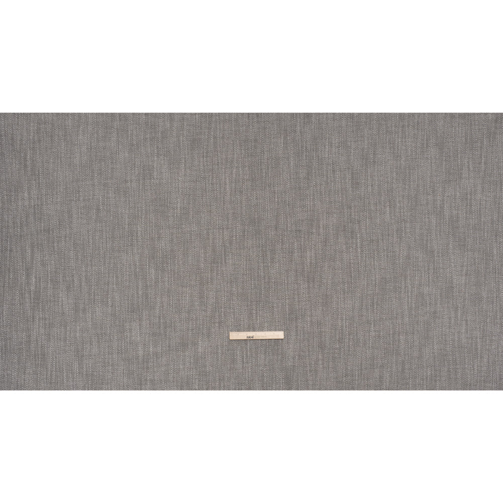 Recycled Polyester Home Decor Twill - Smoke Herringbone - British Imported