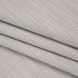 Recycled Polyester Home Decor Twill - Stone Herringbone - British Imported