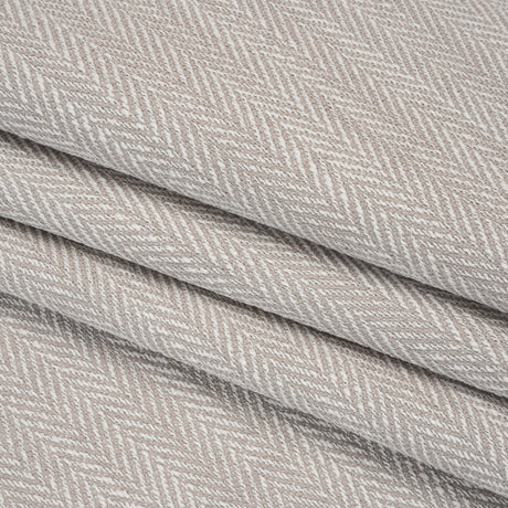 Recycled Polyester Home Decor Twill - Stone Herringbone - British Imported