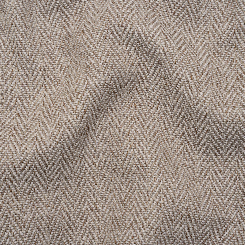Recycled Polyester Home Decor Twill - Taupe Herringbone - British Imported