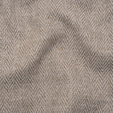 Recycled Polyester Home Decor Twill - Taupe Herringbone - British Imported
