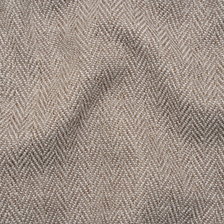 Recycled Polyester Home Decor Twill - Taupe Herringbone - British Imported