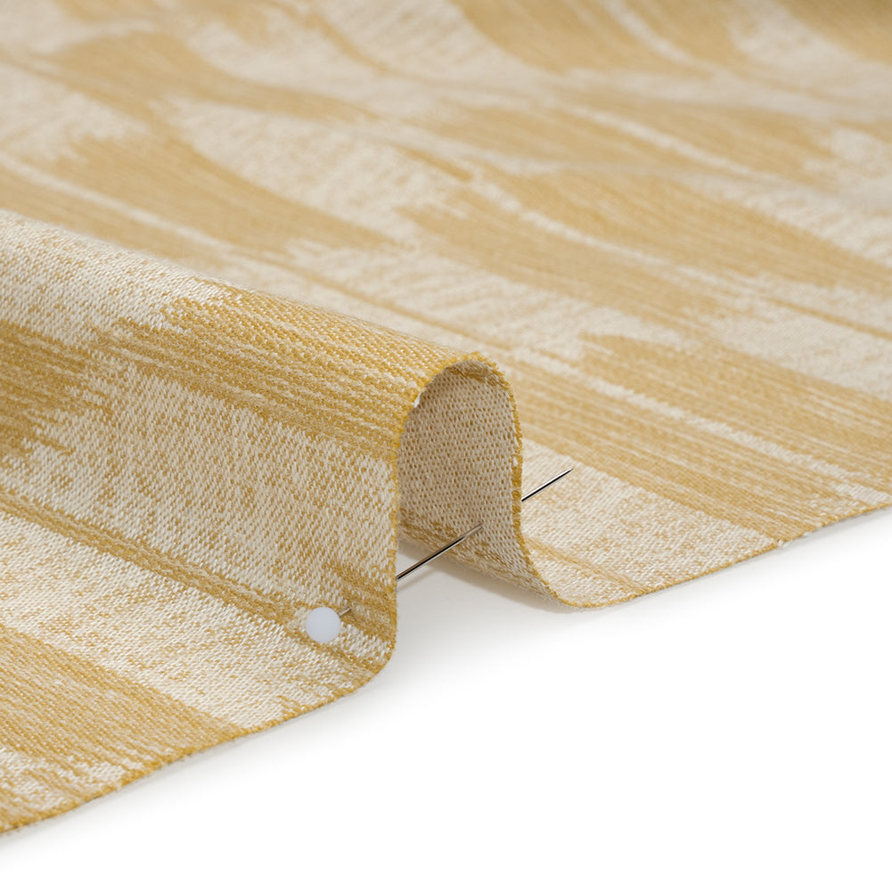 Cotton Blend Home Decor Jacquard - Maize Ikat Checks - British Imported