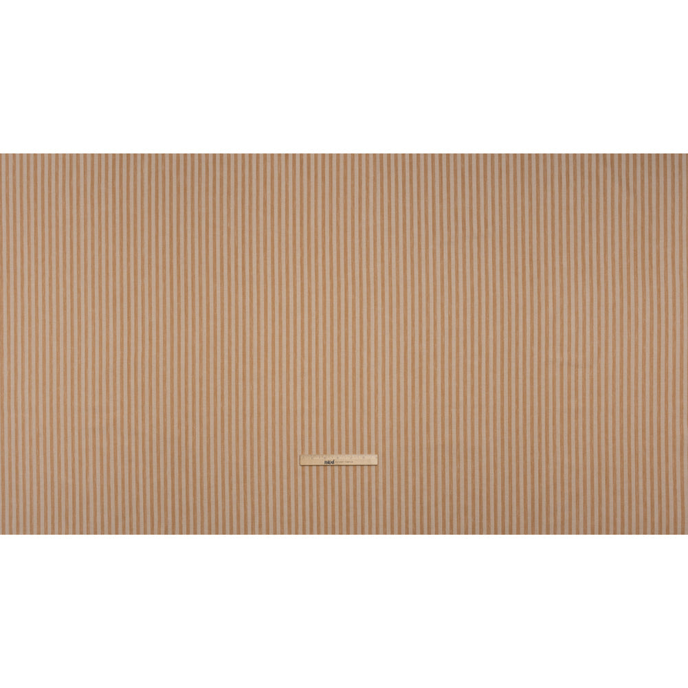 Cotton Blend Home Decor Jacquard - Autumn Stripes - British Imported