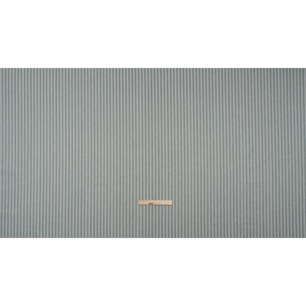 Cotton Blend Home Decor Jacquard - Bluebell Stripes - British Imported