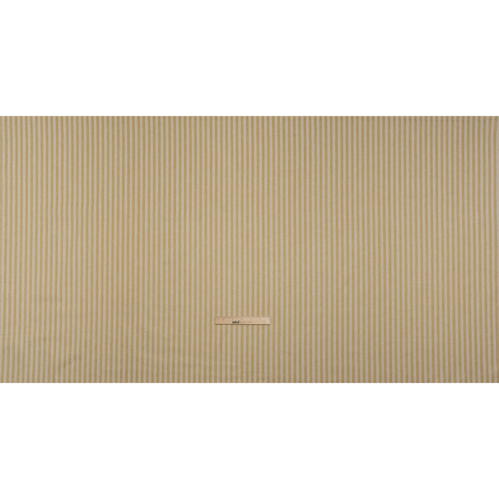 Cotton Blend Home Decor Jacquard - Maize Stripes - British Imported