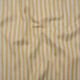 Cotton Blend Home Decor Jacquard - Maize Stripes - British Imported