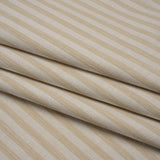 Cotton Blend Home Decor Jacquard - Natural Stripes - British Imported