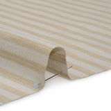 Cotton Blend Home Decor Jacquard - Natural Stripes - British Imported