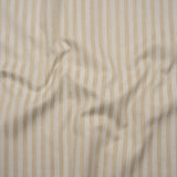 Cotton Blend Home Decor Jacquard - Natural Stripes - British Imported