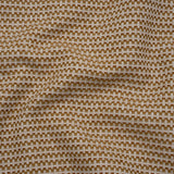 Recycled Polyester and Cotton Jacquard - Autumn Little Checked Stripes - British Imported