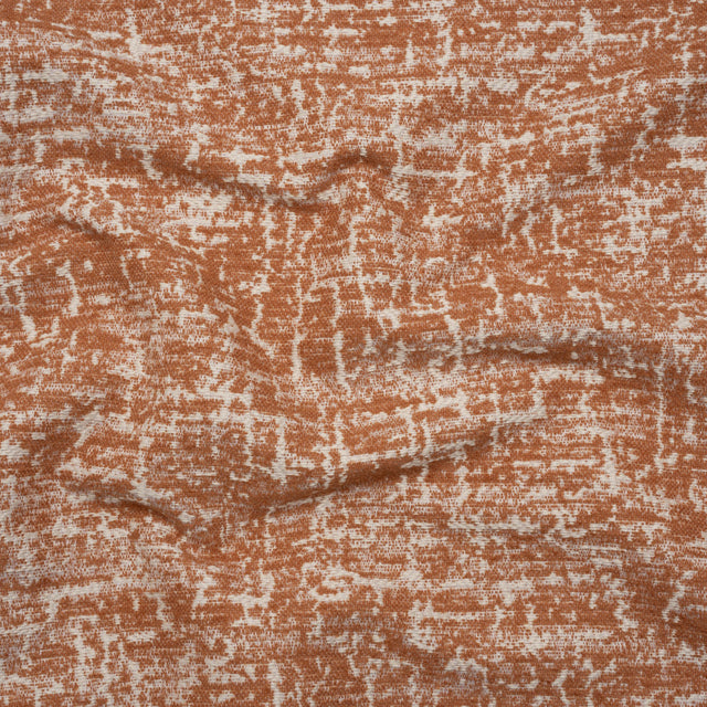 Home Decor Jacquard - Terracotta Abstract Textures - British Imported
