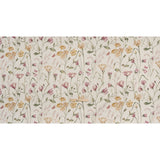 Printed Cotton Canvas - Peony Flowering Stems and Butterflies - British Imported