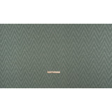Recycled Polyester and Cotton Drapery Twill Woven - Kingfisher Chevrons - British Imported