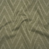 Recycled Polyester and Cotton Drapery Twill Woven - Moss Chevrons - British Imported