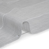 Textured Open Weave Double Wide Drapery Sheers Fabric - Pebble Tactile Stripes - British Imported
