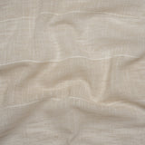 Textured Open Weave Double Wide Drapery Sheers Fabric - Sand Tactile Stripes - British Imported