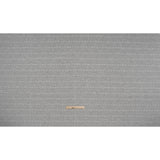 Slubbed Double Wide Drapery Sheers Fabric - Chalk Eyelash Fringe Dot Stripes - British Imported
