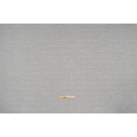 Slubbed Double Wide Drapery Sheers Fabric - Sand Eyelash Fringe Dot Stripes - British Imported