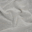 Slubbed Double Wide Drapery Sheers Fabric - Sand Eyelash Fringe Dot Stripes - British Imported