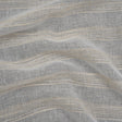Slubbed Double Wide Drapery Sheers Fabric - Sand Textured Stripes - British Imported